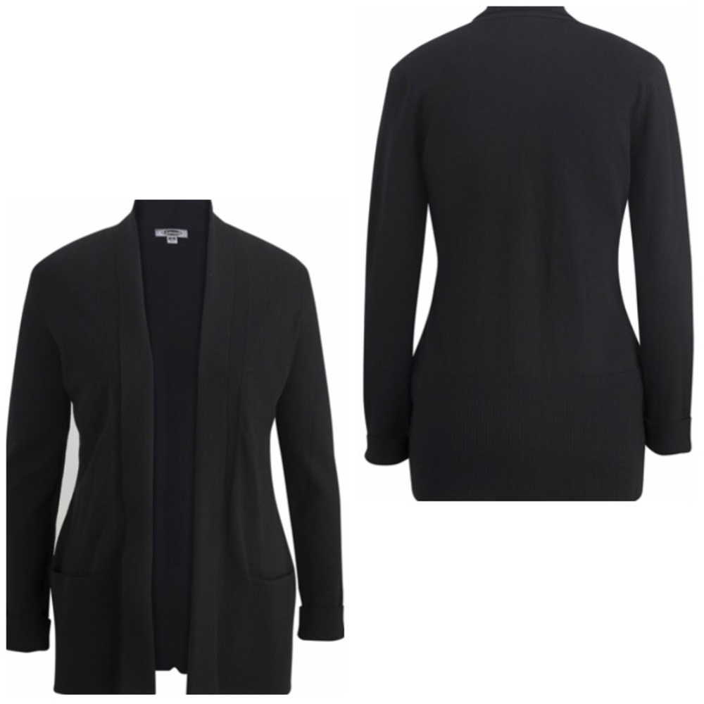 Edwards Shirttail Open Shawl Cardigan with Pockets